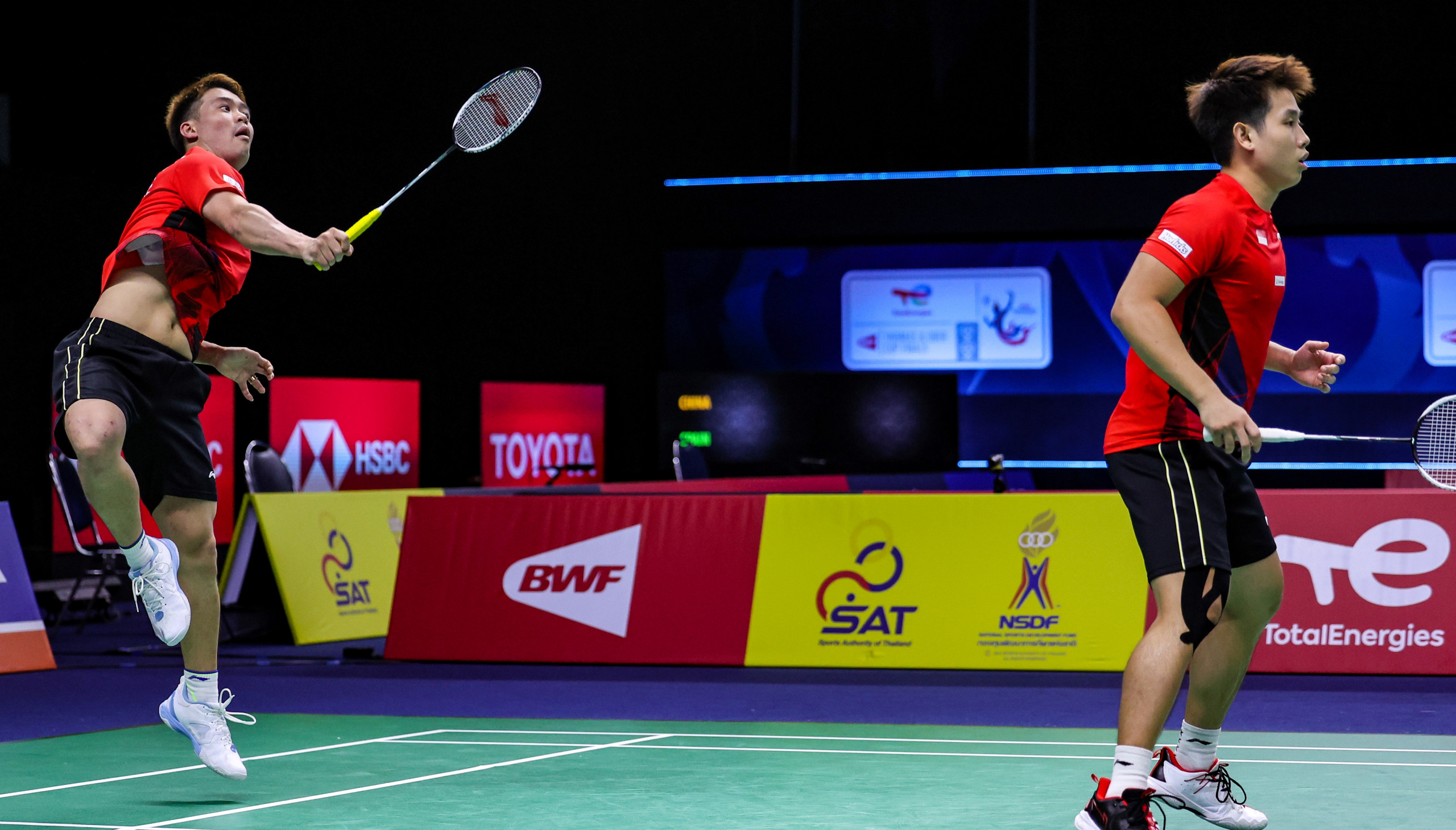 Scratch pair Bagas Maulana and Kevin Sanjaya Sukamuljo delivered a point for Indonesia.