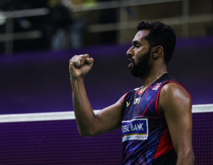 India Open: Prannoy Digs In
